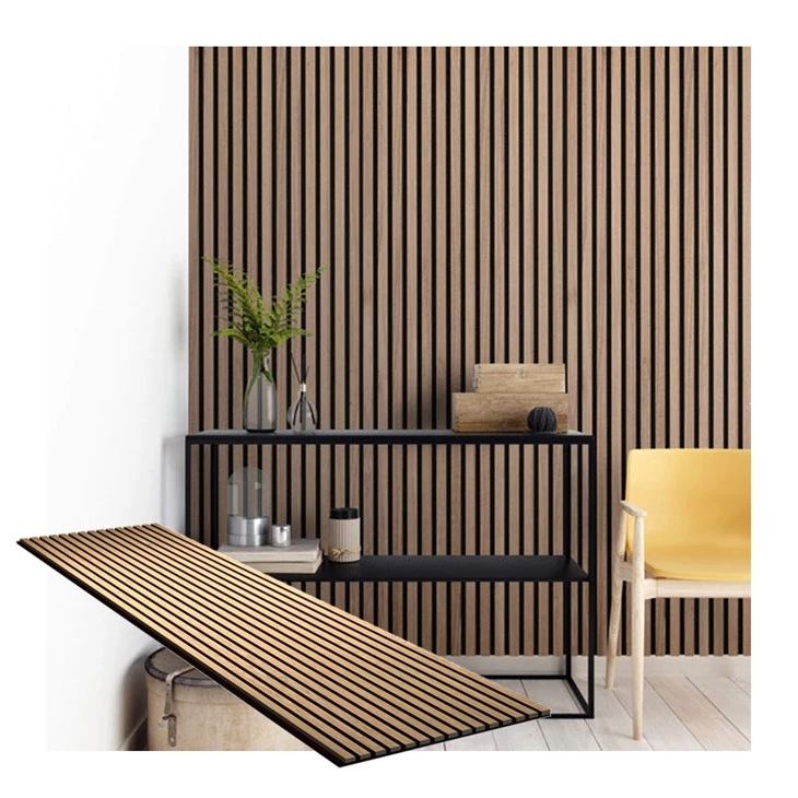 Paneles de lata de madera acústica