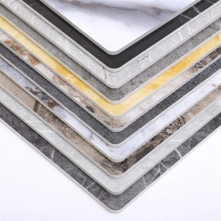 Panel de pvc de mármol gris
