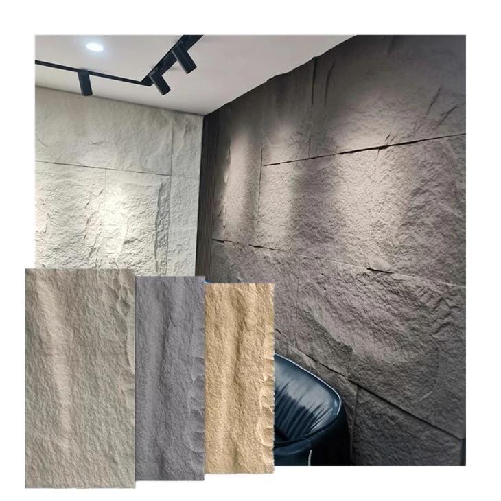 Panel de pared de piedra PU liviano
