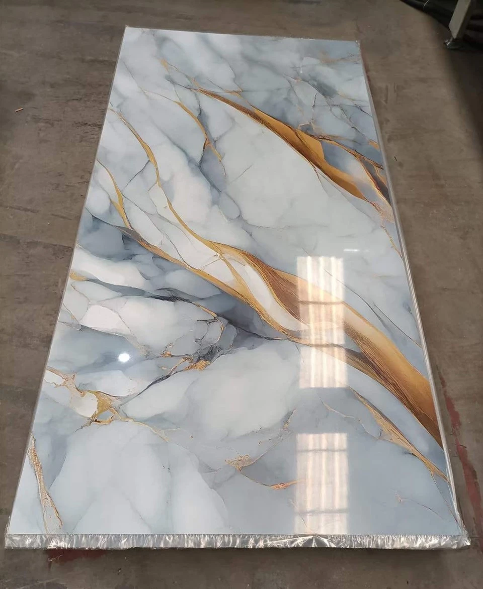 Panel de PVC efecto mármol