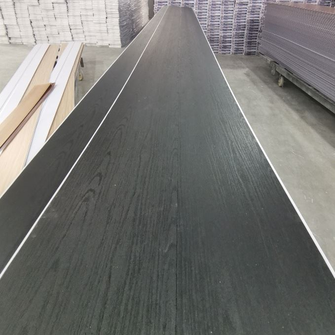 Panel de pared de PVC y techo de PVC con estampado en caliente veteado