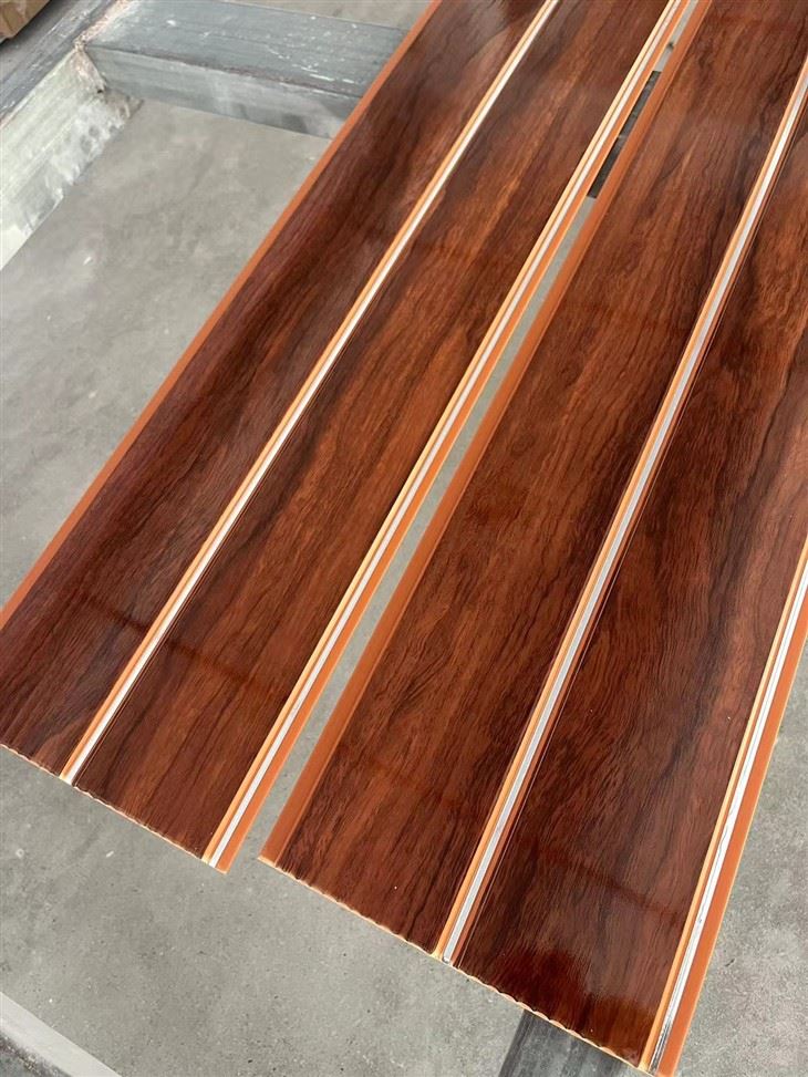Panel de techo de madera de PVC