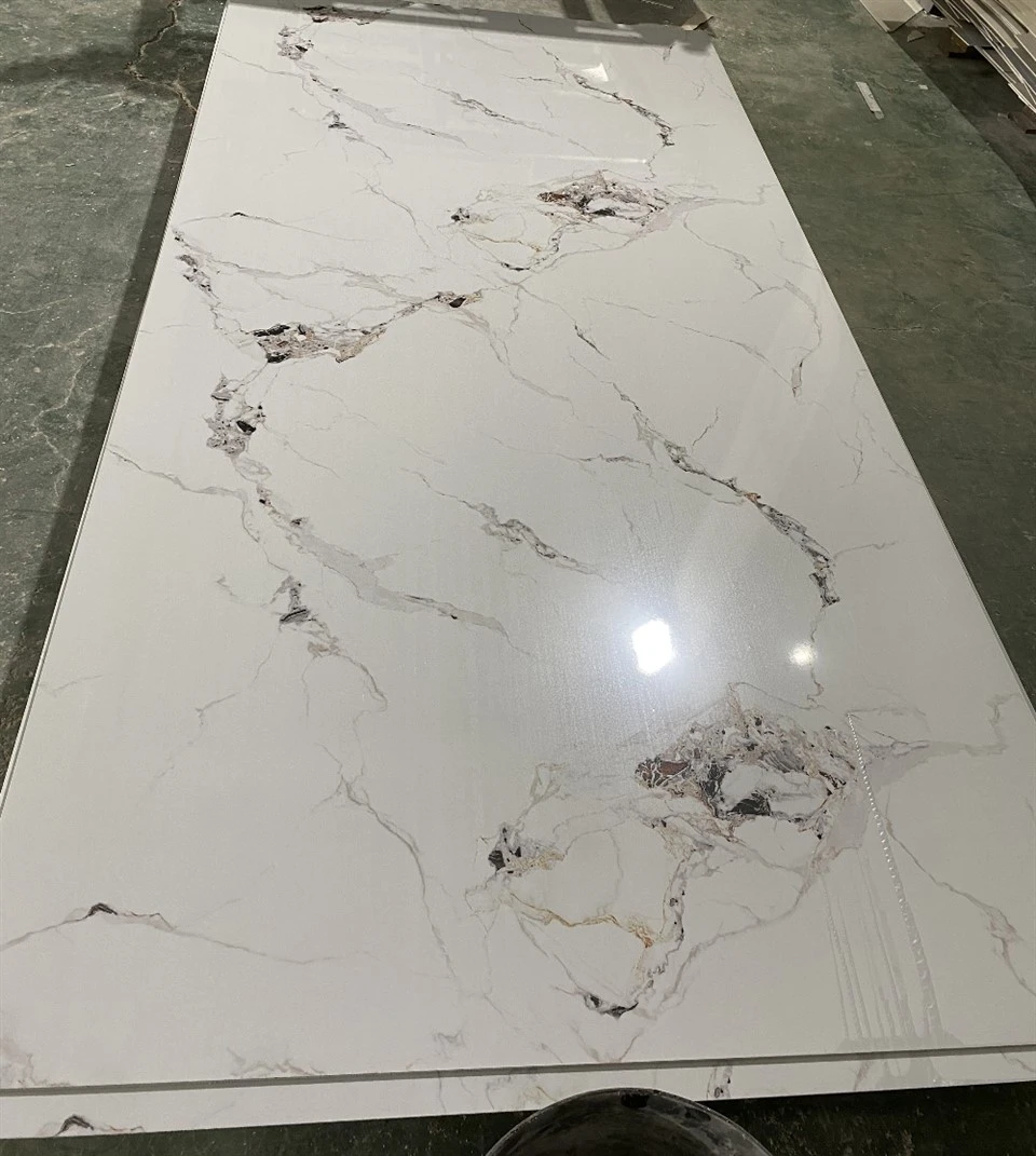 Panel de pared de mármol de PVC 4x8
