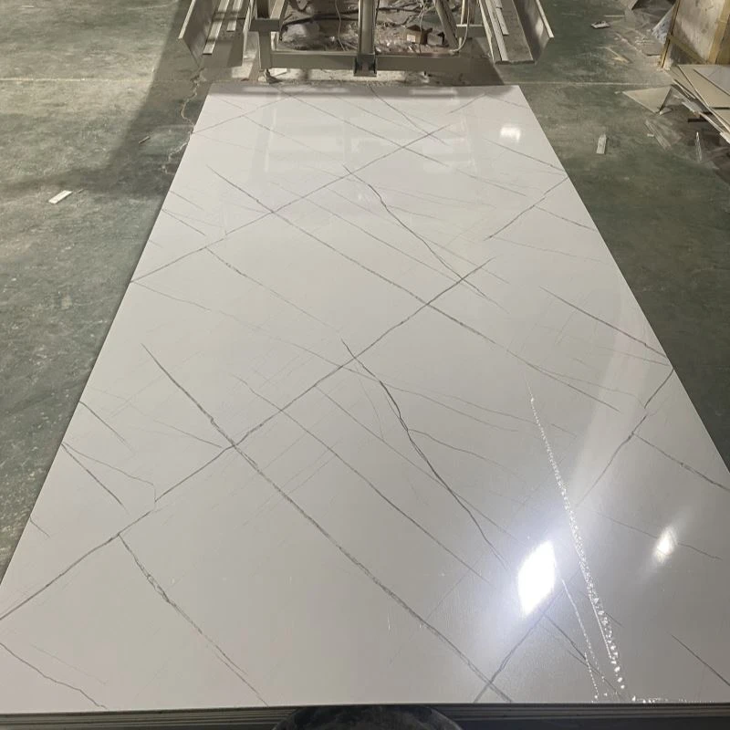 Hoja de panel de pared de mármol de PVC