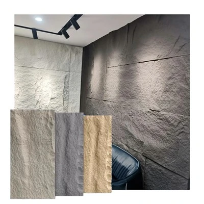 Panel de pared de piedra PU liviano