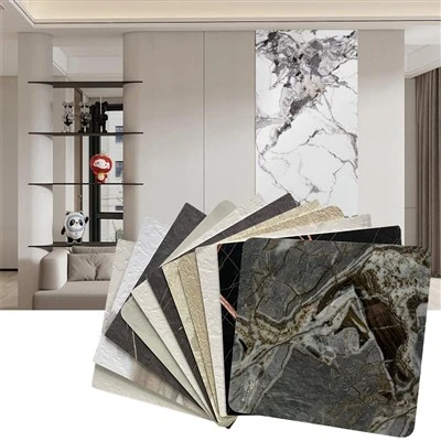 Hoja polymarble para la pared