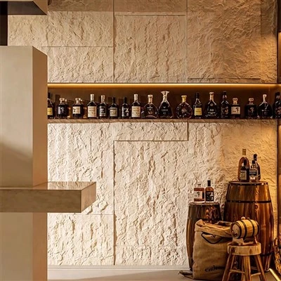 Panel de pared de piedra de poliuretano