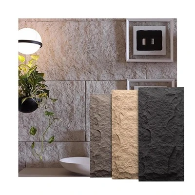 Pan Panel de pared de piedra de Cultura PU