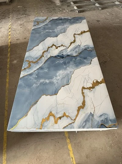 Hoja de mármol de PVC para la pared