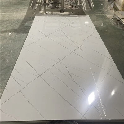 Hoja de panel de pared de mármol de PVC