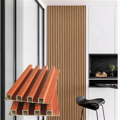 Revestimiento de panel de pared de WPC en interiores
