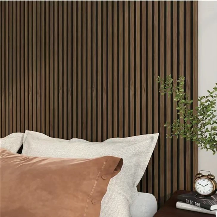 Panel de pared de lata de madera intdoor
