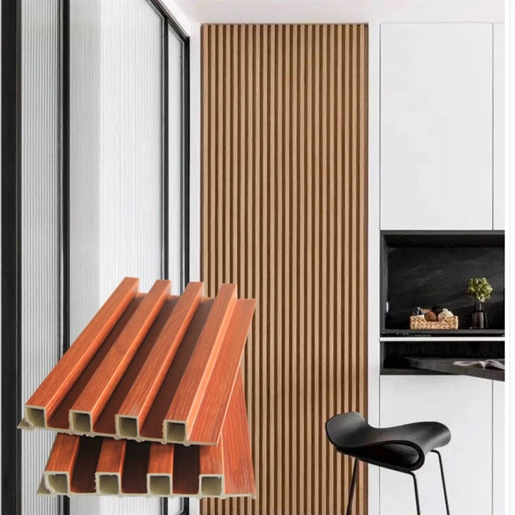 Revestimiento de panel de pared de WPC en interiores